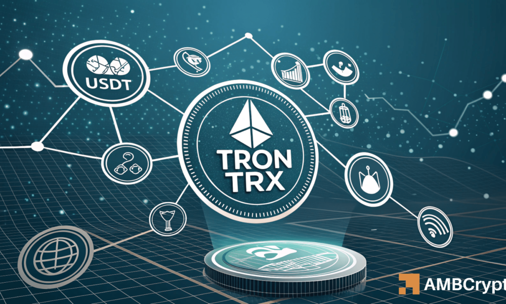 TRON [TRX]主导USDT和解游戏，每月转移量超过5亿美元